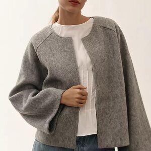 Anthropologie boxy jacket